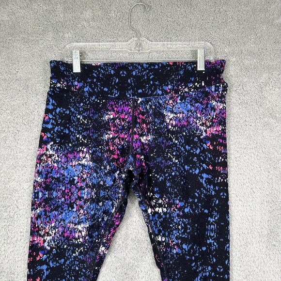 CALVIN KLEIN Womens Leggings Multicolor Spatter Size OX (~12W) Stretch Printed - Picture 3 of 11
